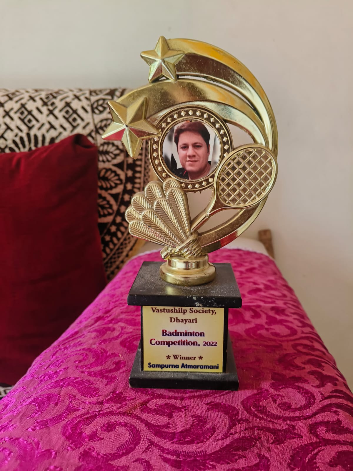 Badminton Winner Award